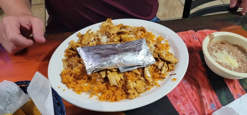 Polo with Queso